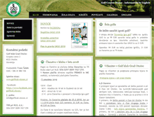 Tablet Screenshot of golfklub-otocec.si